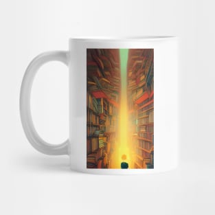 Hygge Library for Bookworm - Find me at the library antique vintage Mug